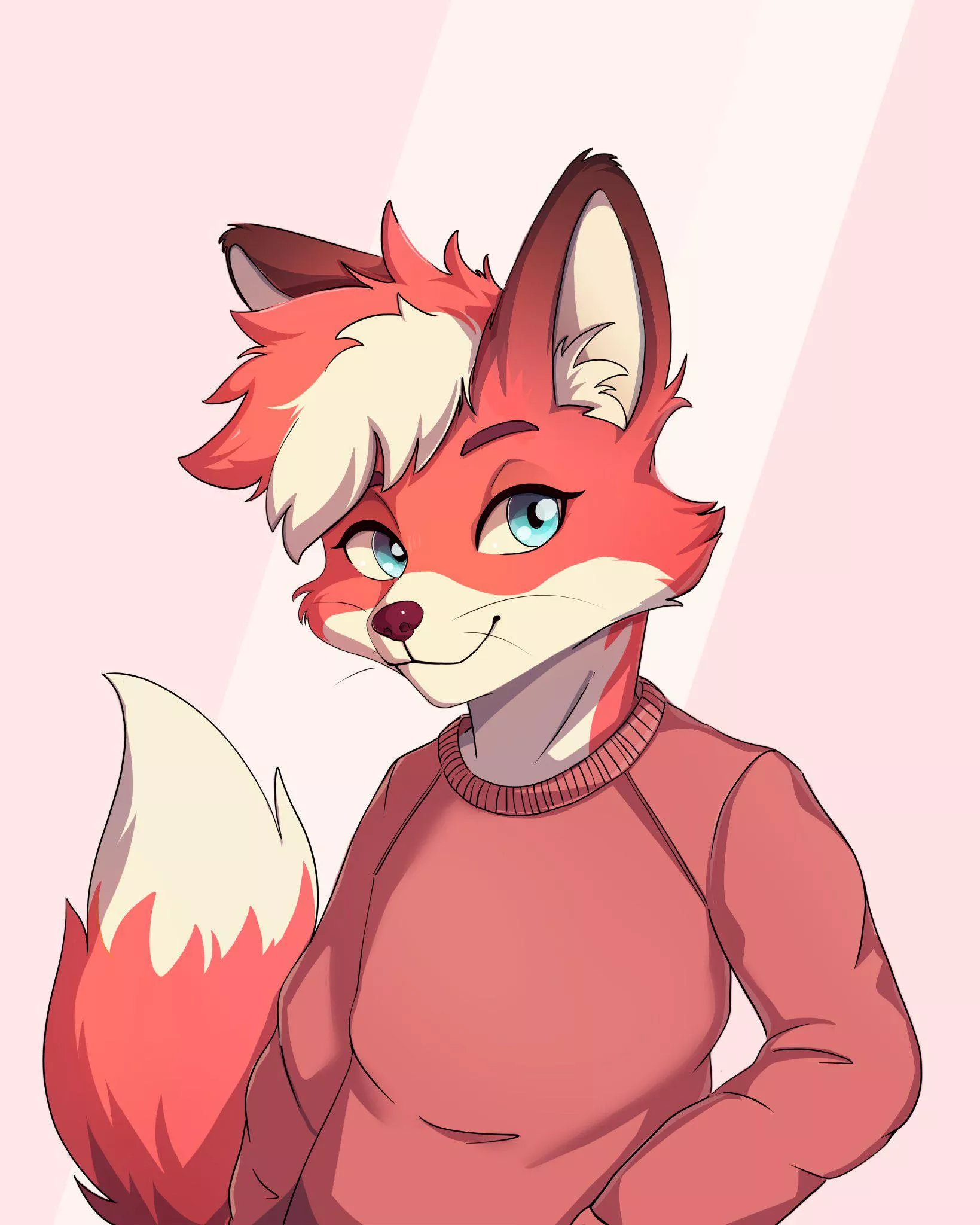 I got my first fursona OC. 🙂 posted by maybeJari