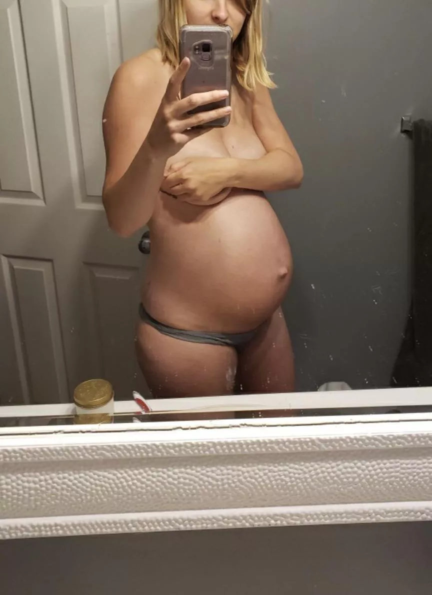 I love how full and heavy my tits get while I'm pregnant! posted by Mrandmrssmith24