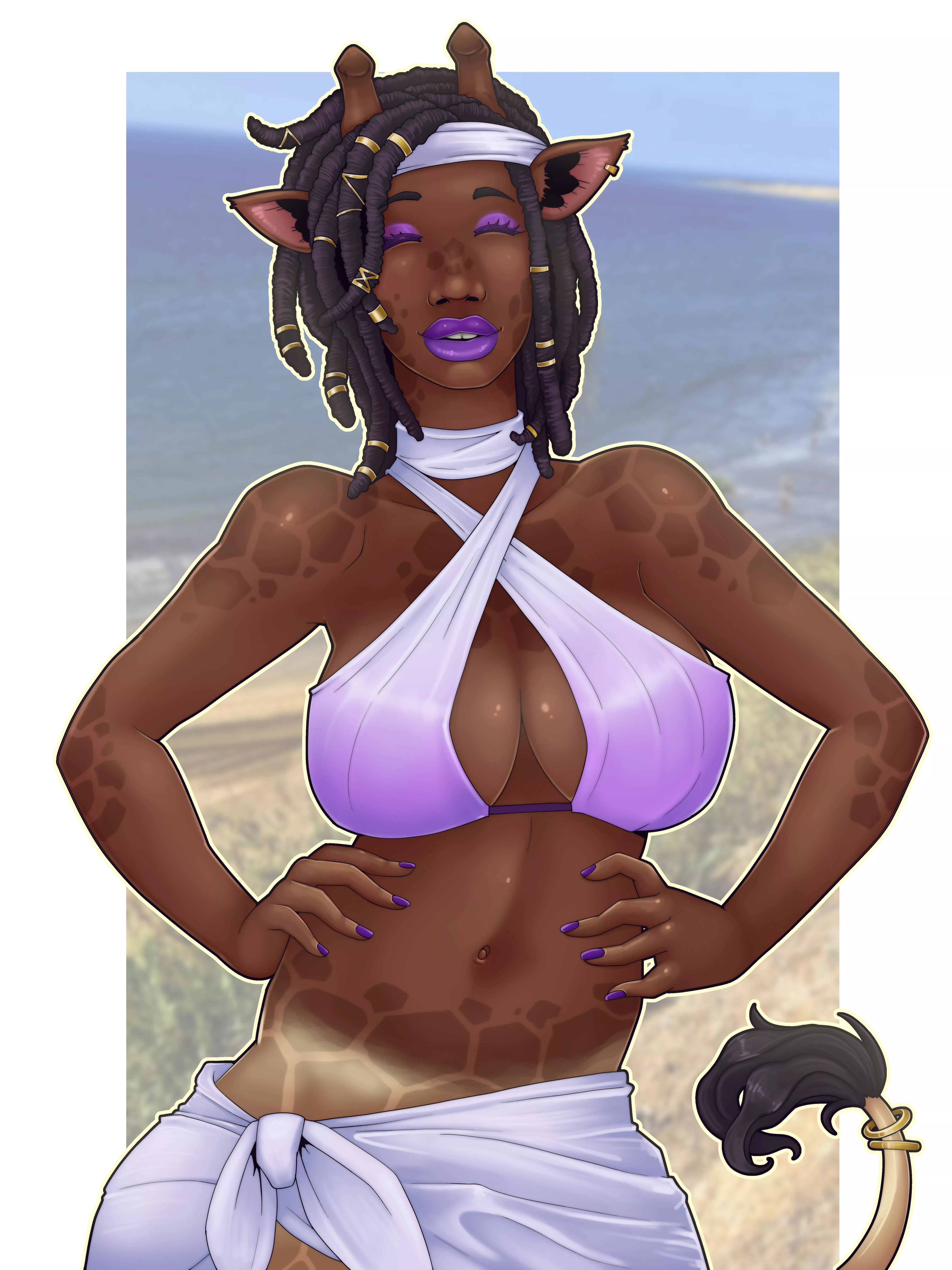 Monster Girl Summer continues! Kia hits the beach! posted by therealblabyloo