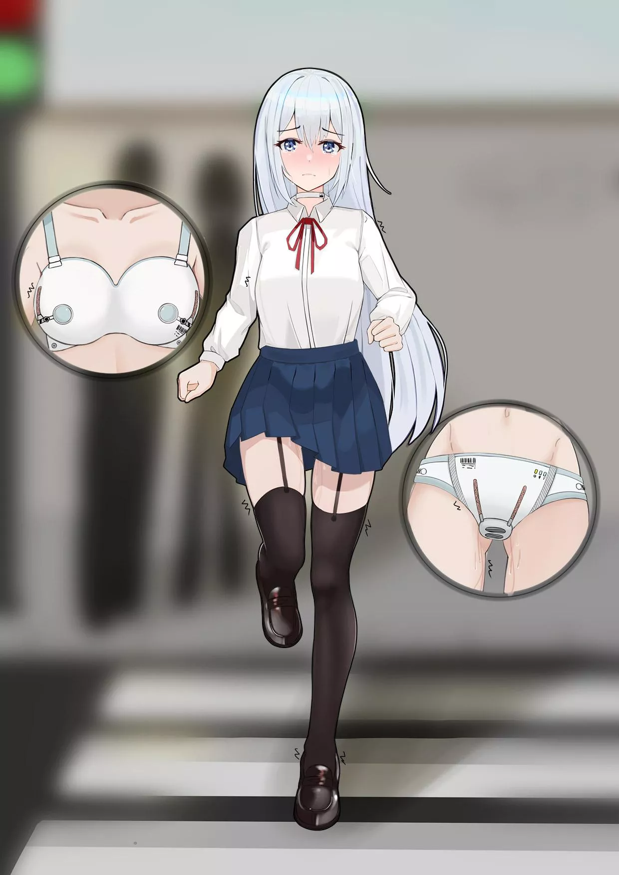 Running to not miss her unlocking appointment. posted by Stufff6969