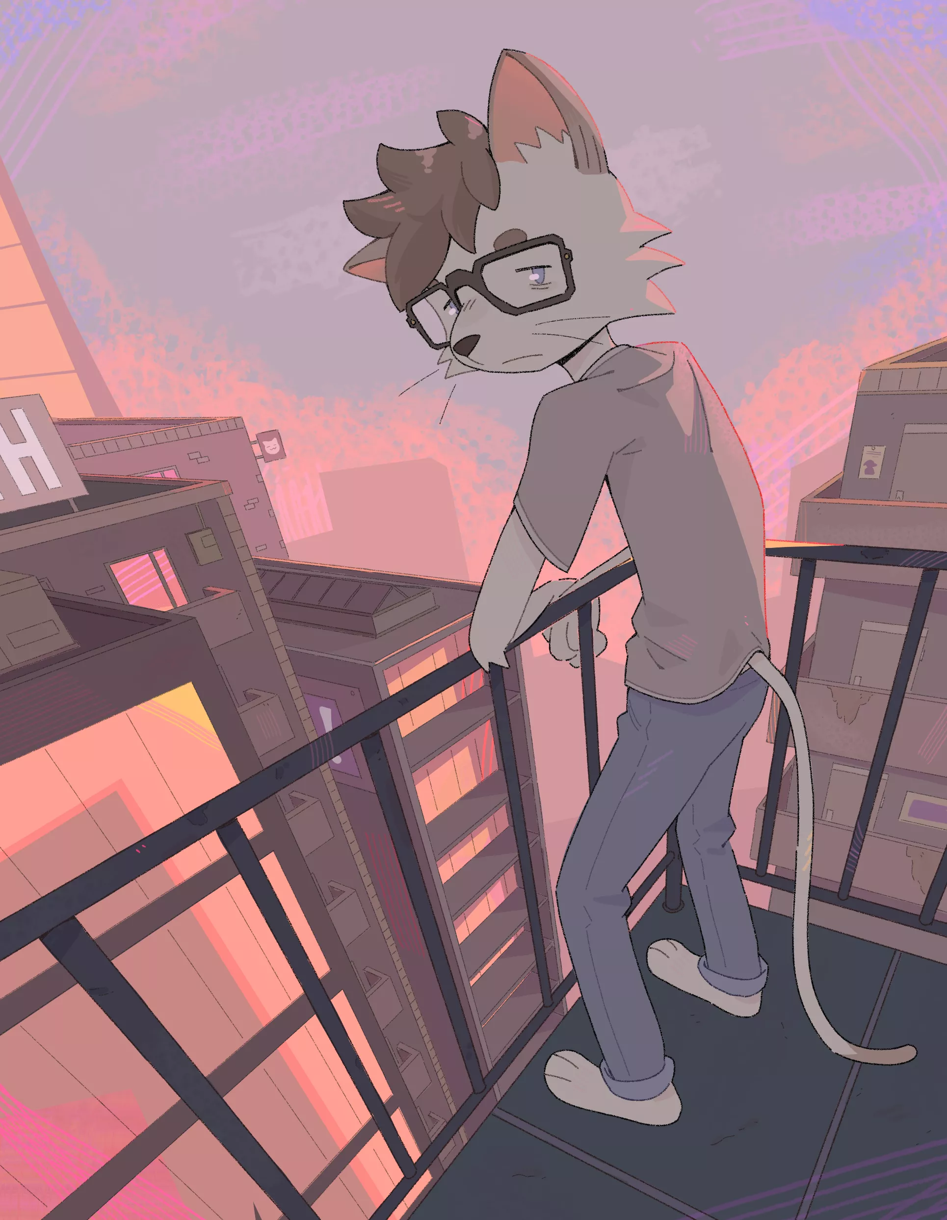 sad cat T-T posted by rooksiepooksie