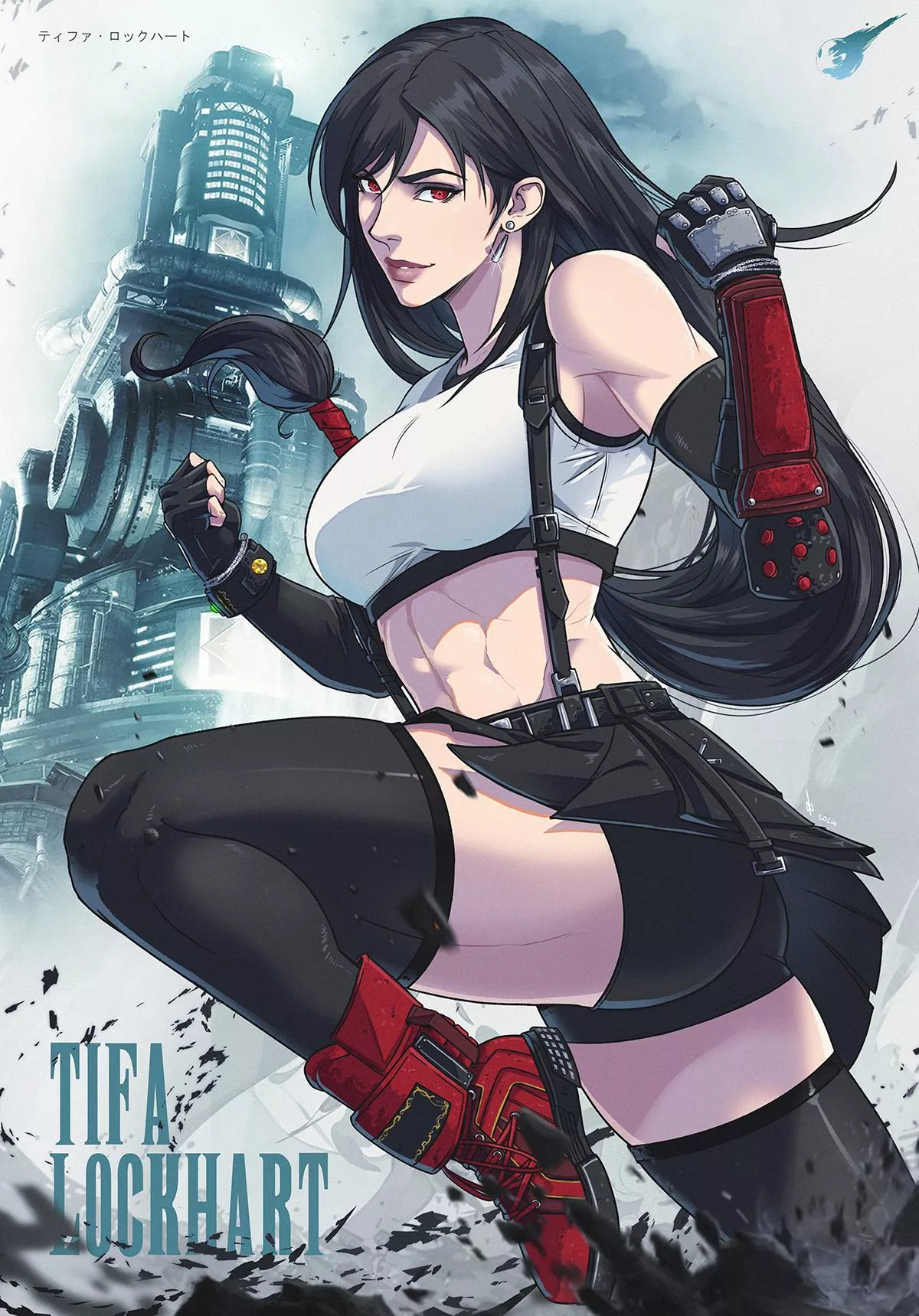 Tifa (Jhony Caballero) [Final Fantasy] posted by Kuro-Oji