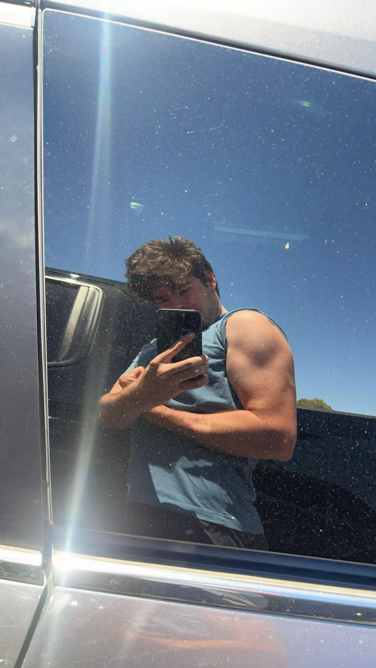 What are you doing if I’m taking this pic in your car window? posted by Cars00nnbakee