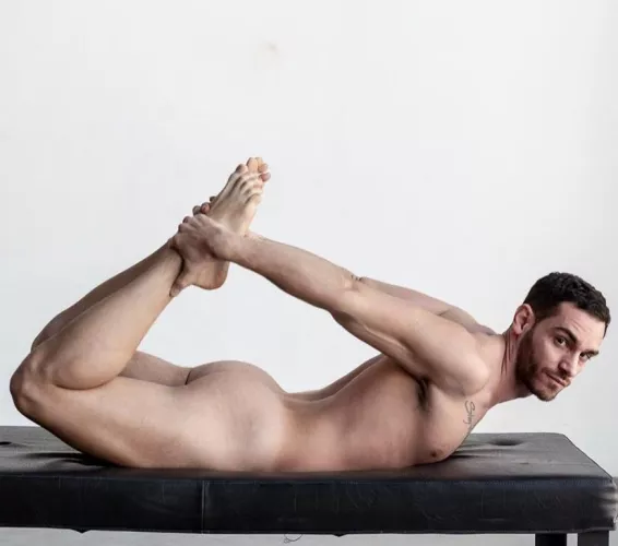 Yoga , bow pose  by Rick774