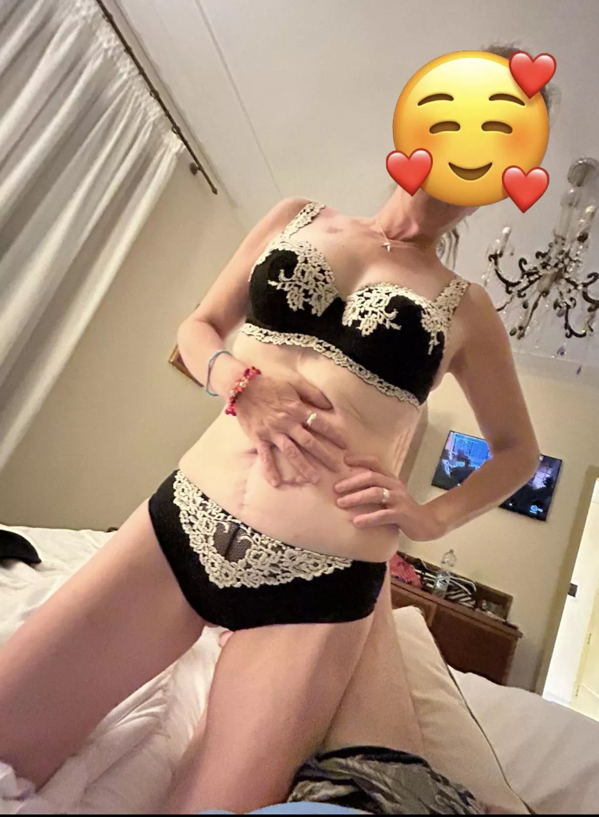 47 and my new italian lingere fits perfectly posted by FStage4CancerNSexy
