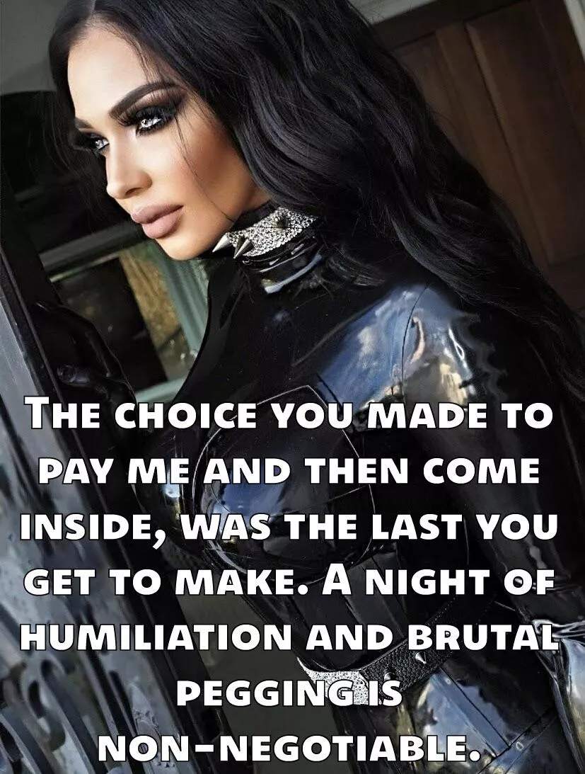 Choice is over-rated. Succumb to her superiority. posted by biffa_b_