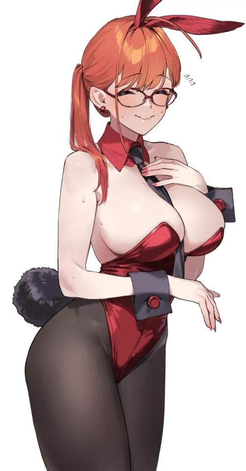 First time wearing a bunny suit by marxsander2016