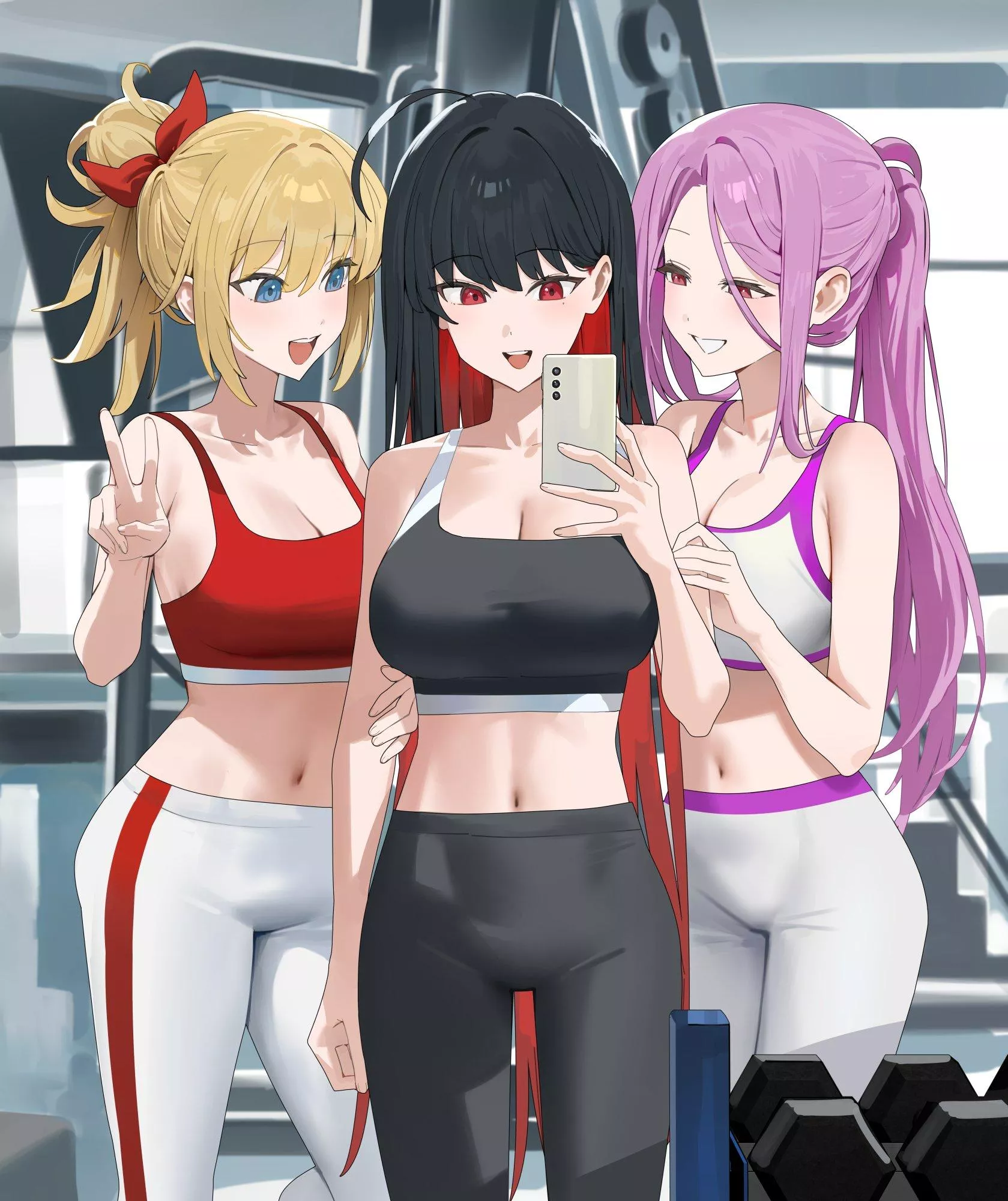 Group Photo at the Gym  posted by CheetahSperm18