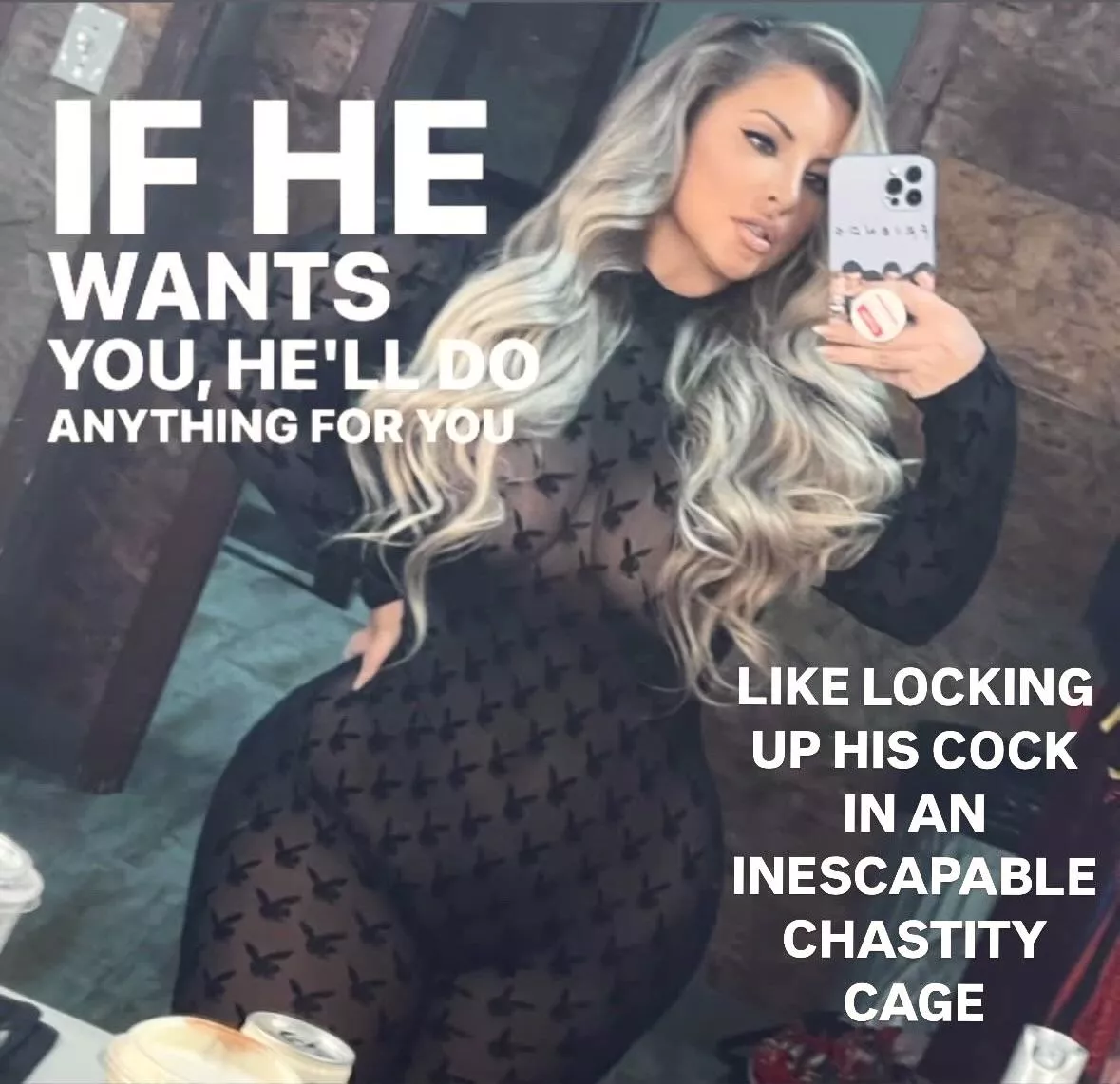 He will do anything to please her 🔐 posted by keyholdercaptions