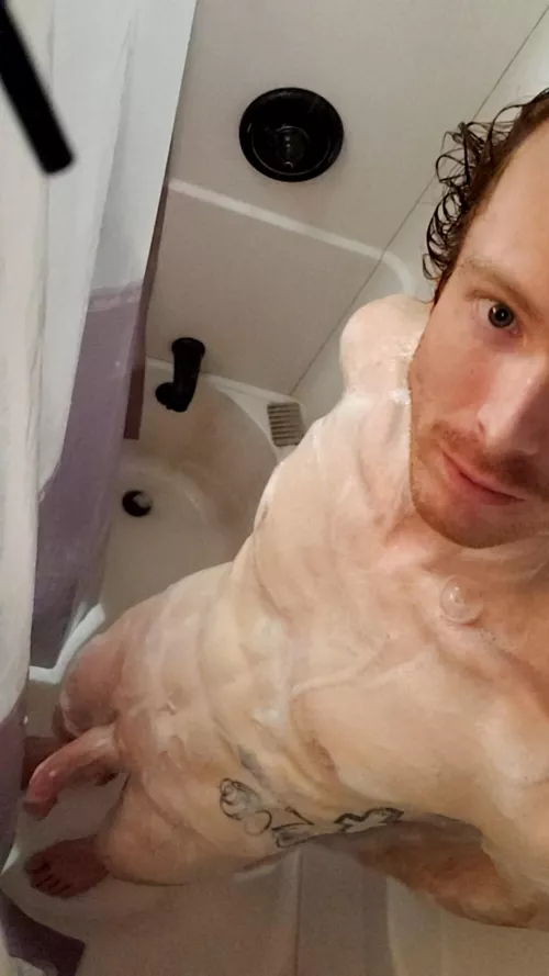 Id say join me and save water but we both know we'll be awhile  by aimpersand