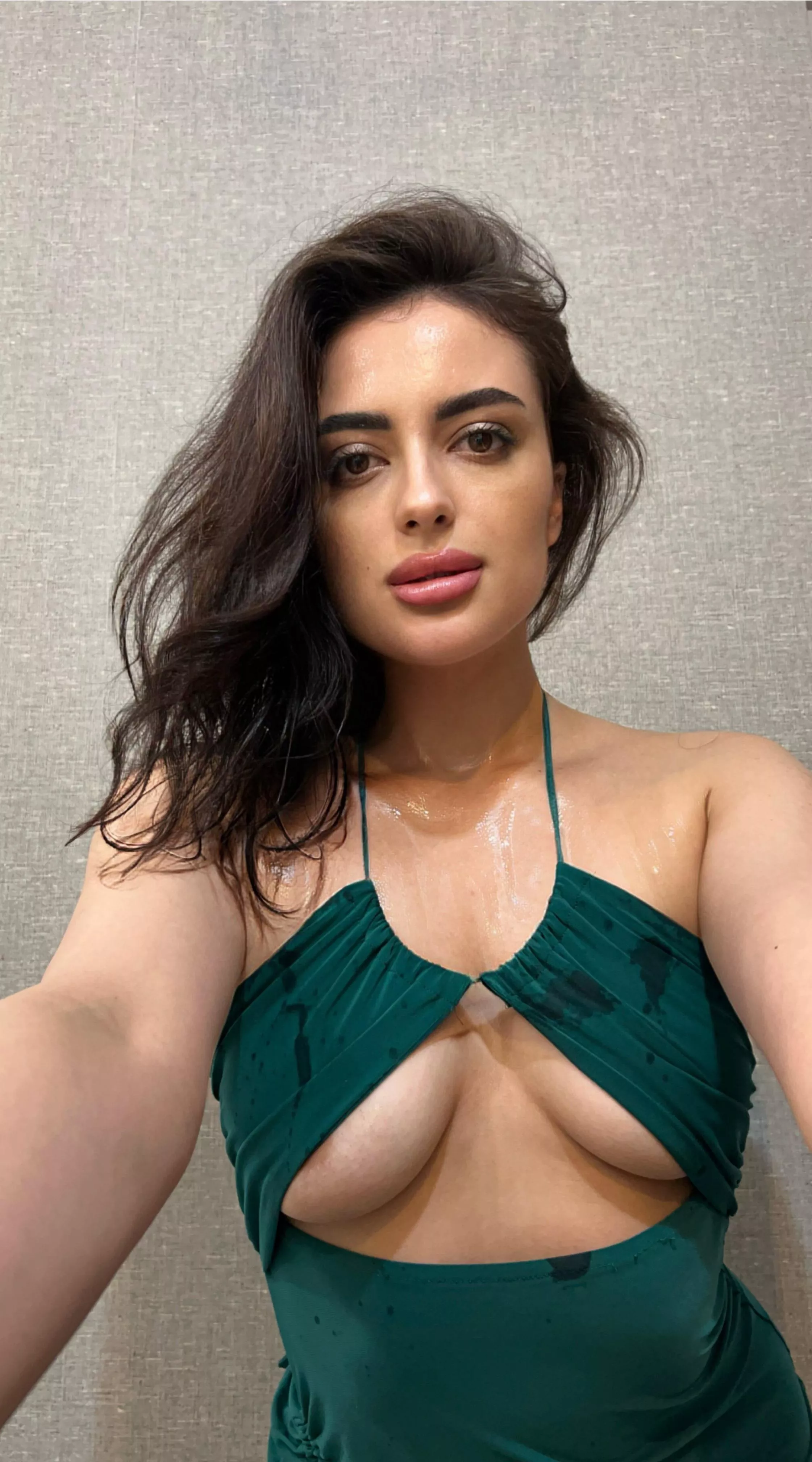 It's getting hotter at home. I'm gonna have to take off my top so I don't sweat so much posted by DenriadaWalm