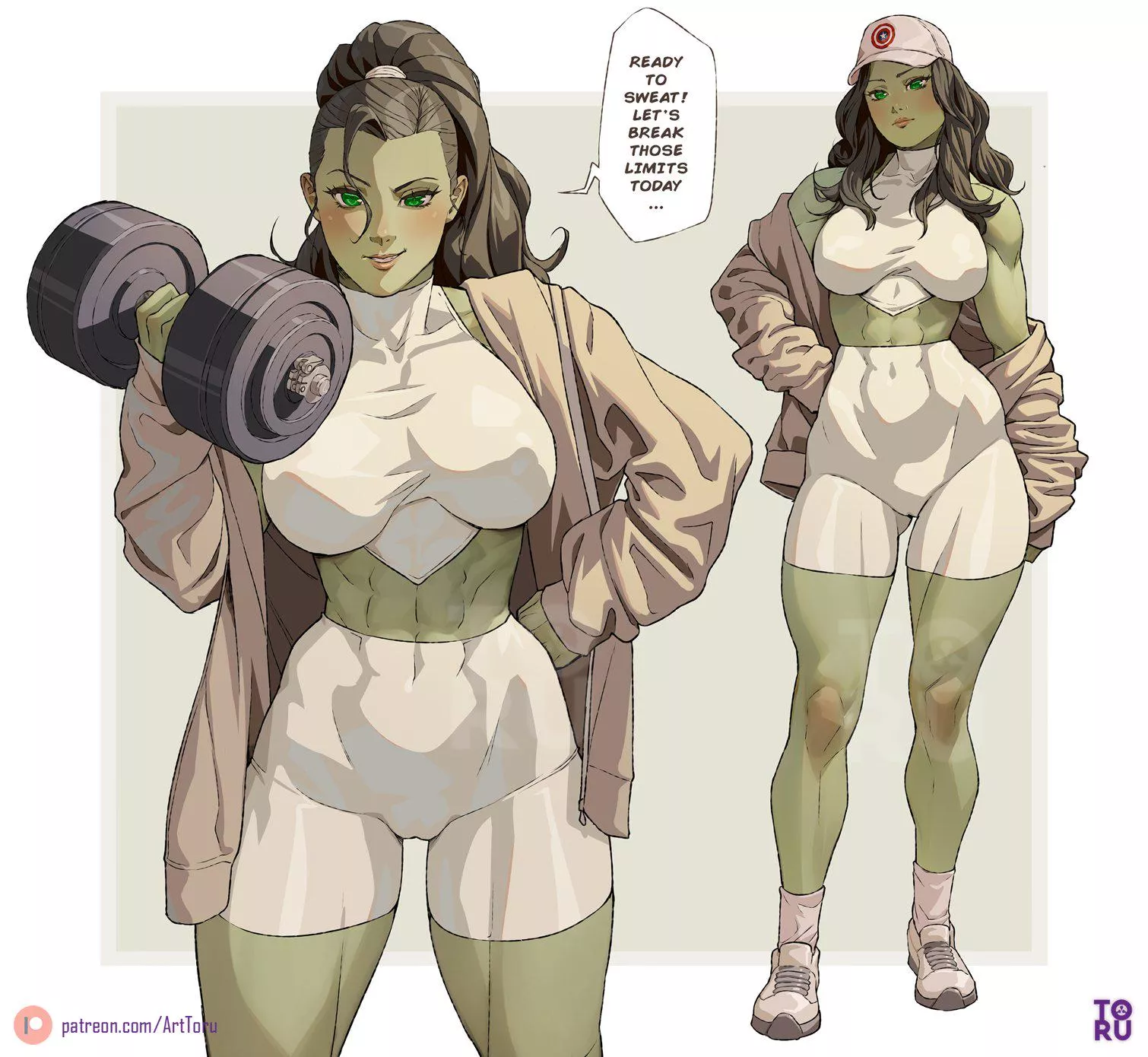 she-hulk (arttoru) posted by mrtecta