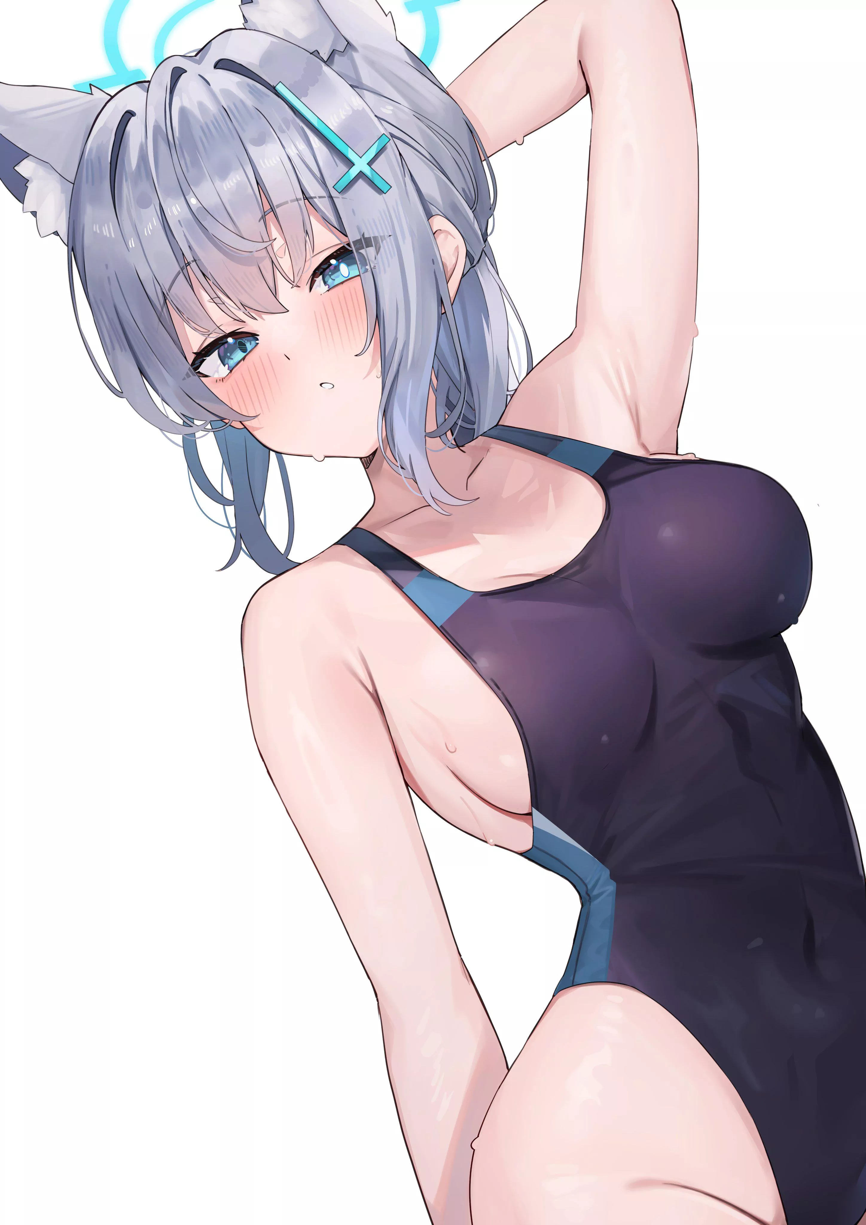 Shiroko Swimsuit posted by konosubak