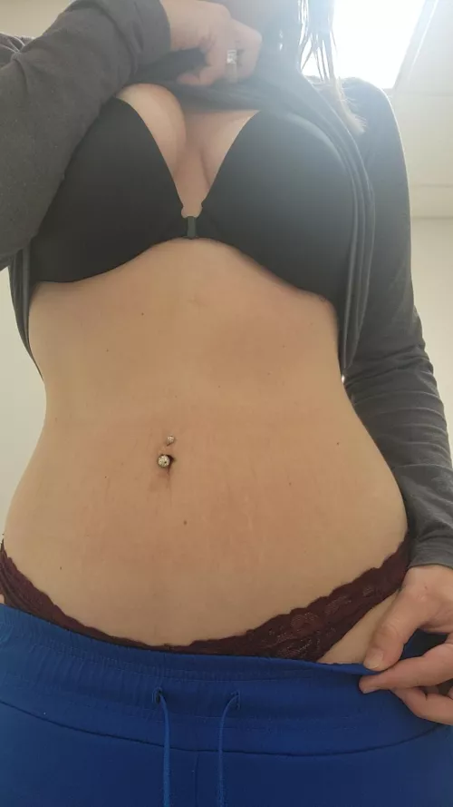 Should i go to work with no bra or panties today by oneshywife_reddit