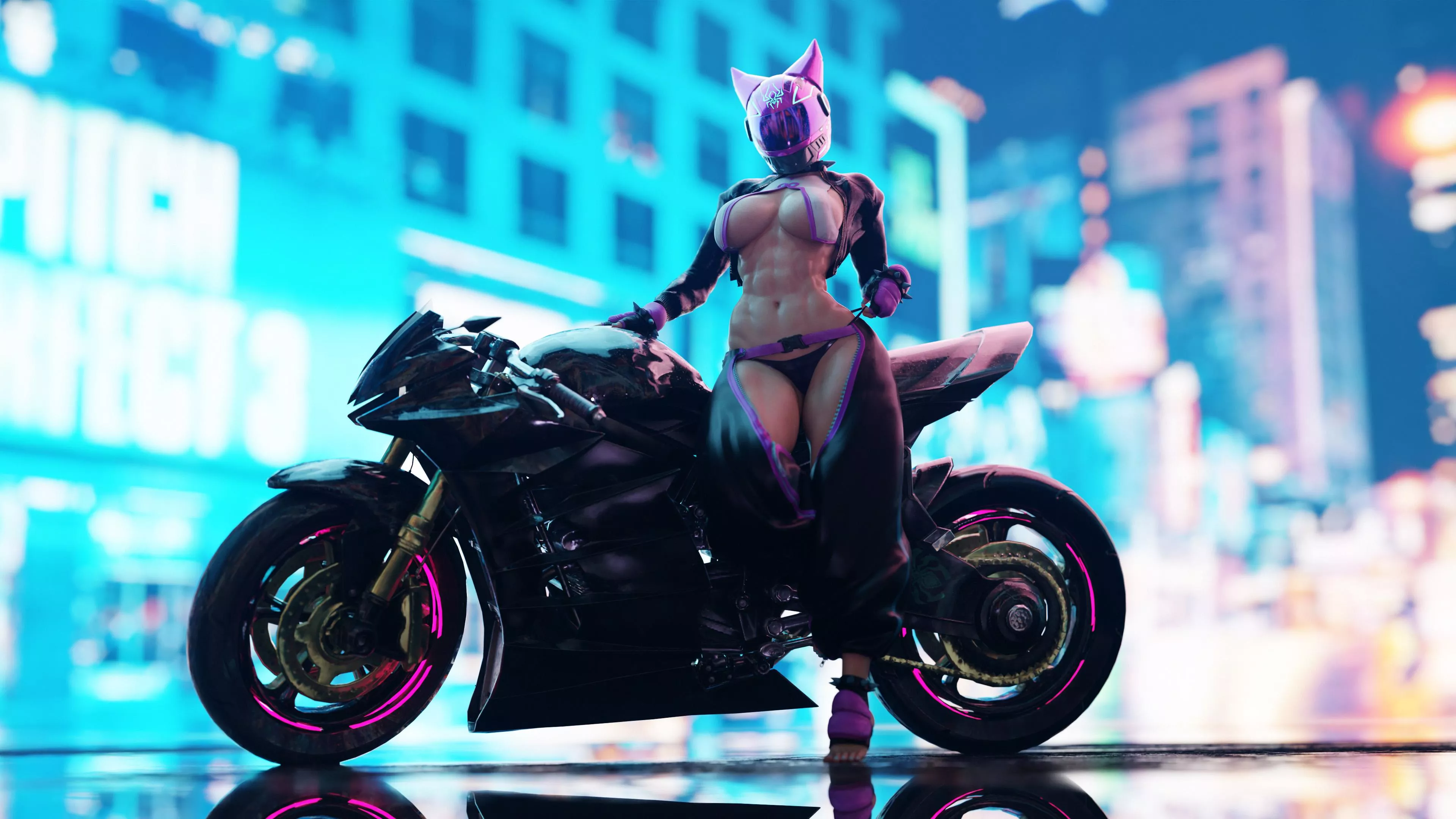 Biker Juri (Batesz) [Street Fighter] posted by Kuro-Oji