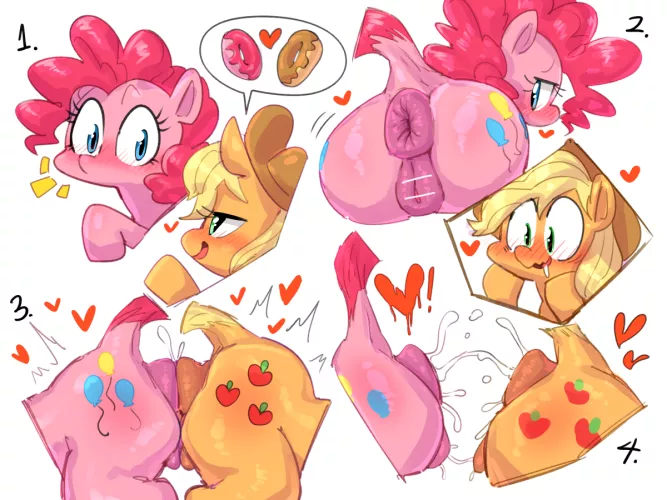 Donut kissing (hanuvo) by MRWTR_take_lik