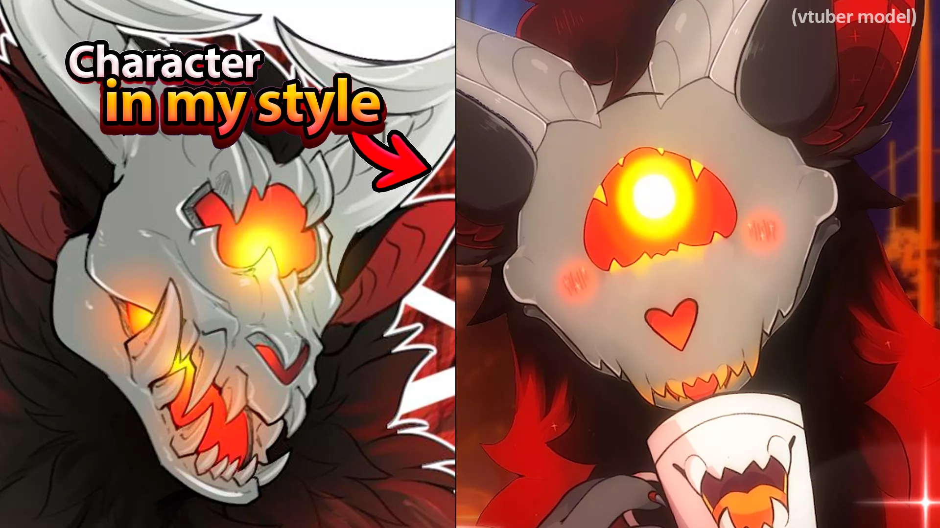 Image of the character sent by the customer vs my interpretation ✨ What do you think? posted by Lomtya