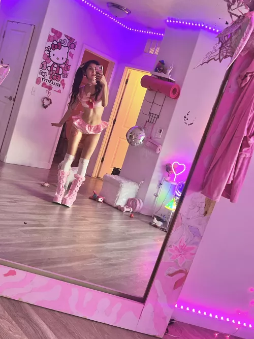 🎀💕 little rave outfit ♡ by indigo_soulstice