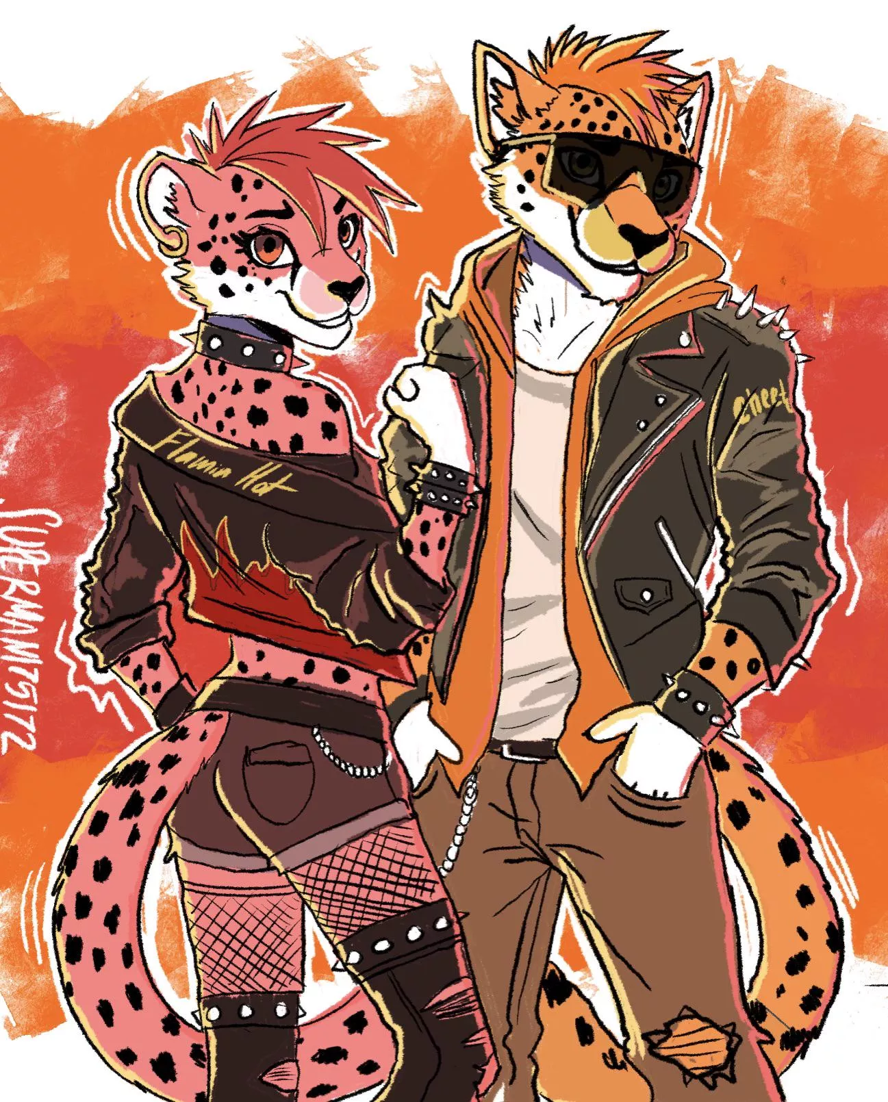 Meet Chester’s Flamin’ Hot Girlfriend. (Art by me) posted by superman175172