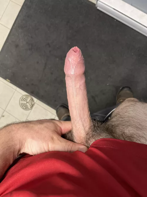Mid day meat stick exposed at work. by 133DadBodJay