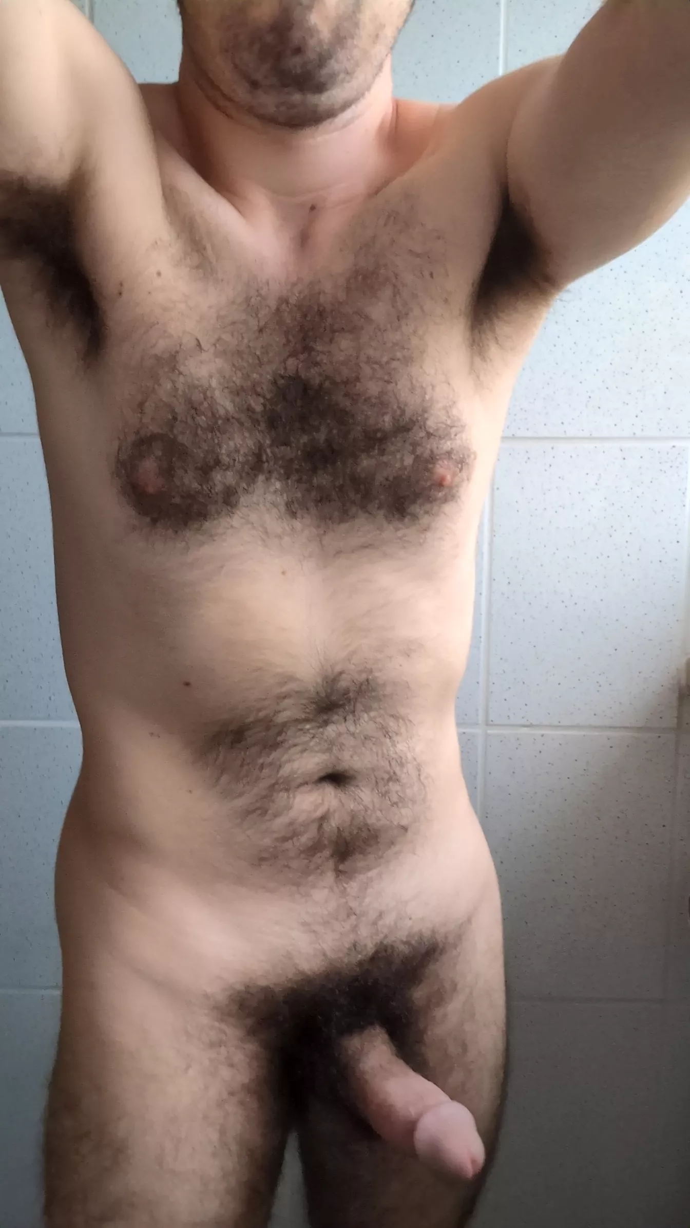 My armpits are very hairy  posted by Rod-Hard7
