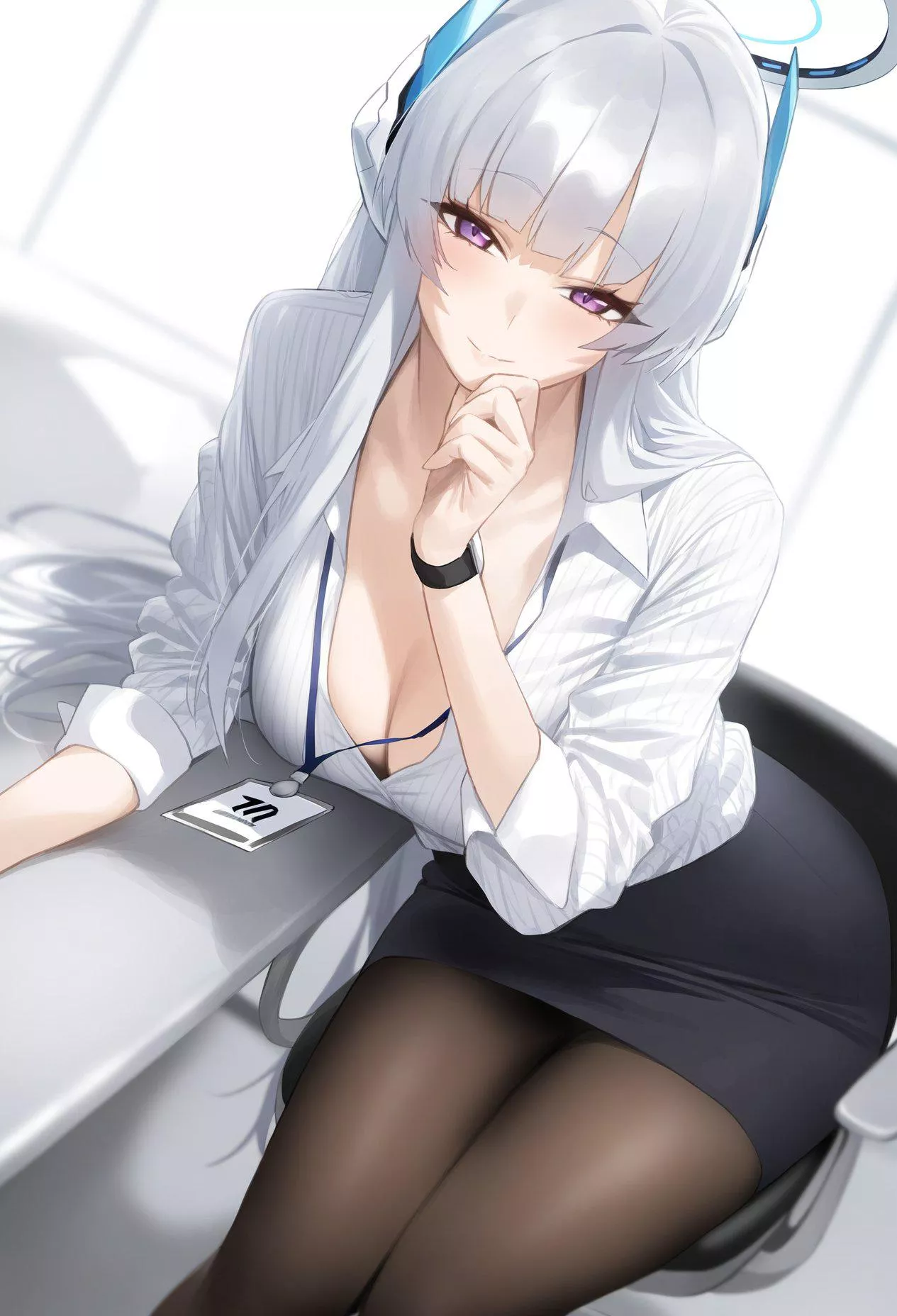 Office Lady Noa [Blue Archive] posted by CheetahSperm18