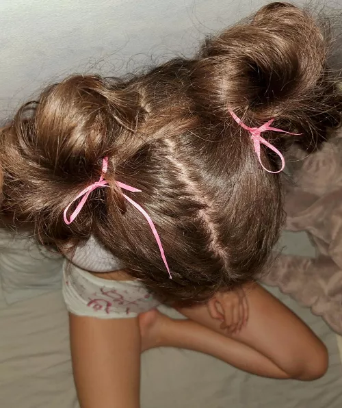 Pink buns 🎀 by littlesofi