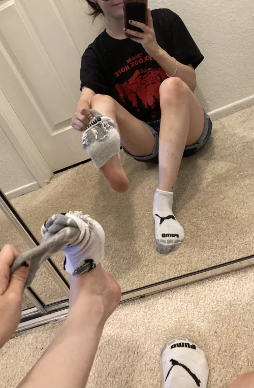 [selling] Been moving houses so these are super sweaty!~Selling pantys/socks/bras/vials/digital by SlutSellingSocks