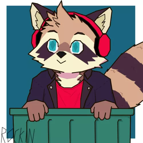 what da heck, what’s he doin in the trash? by RocknBug