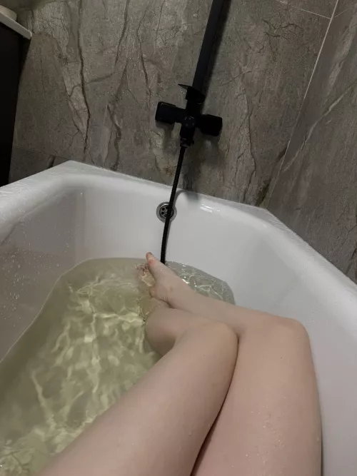 Morning is time for a bath with a young teen by LovelyYourFoxxy