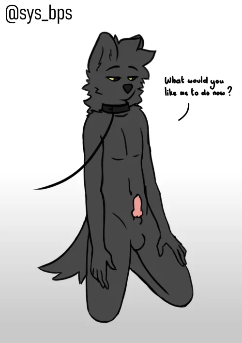 Good boy Iris (OC, @sys_bps) by sys_bps