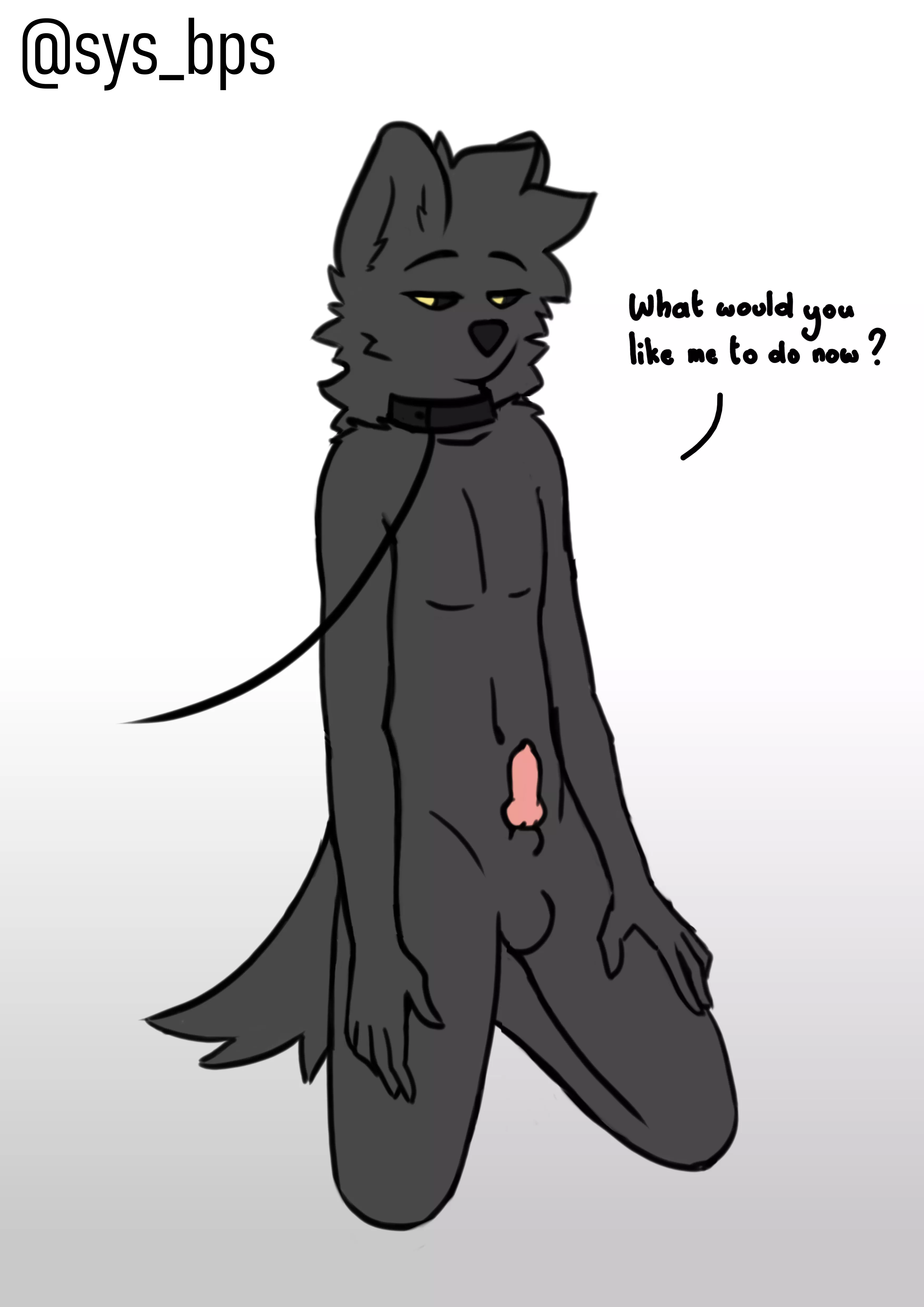 Good boy Iris (OC, @sys_bps) posted by sys_bps