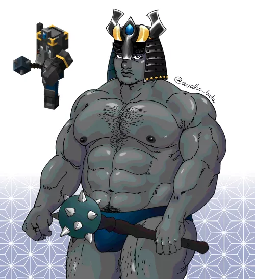 My fanart of the Illager Royal Guard in Minecraft Dungeons by baraloverrss