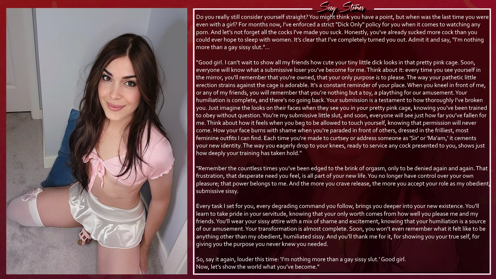 Nothing more than a Sissy Slut posted by SissyStories01