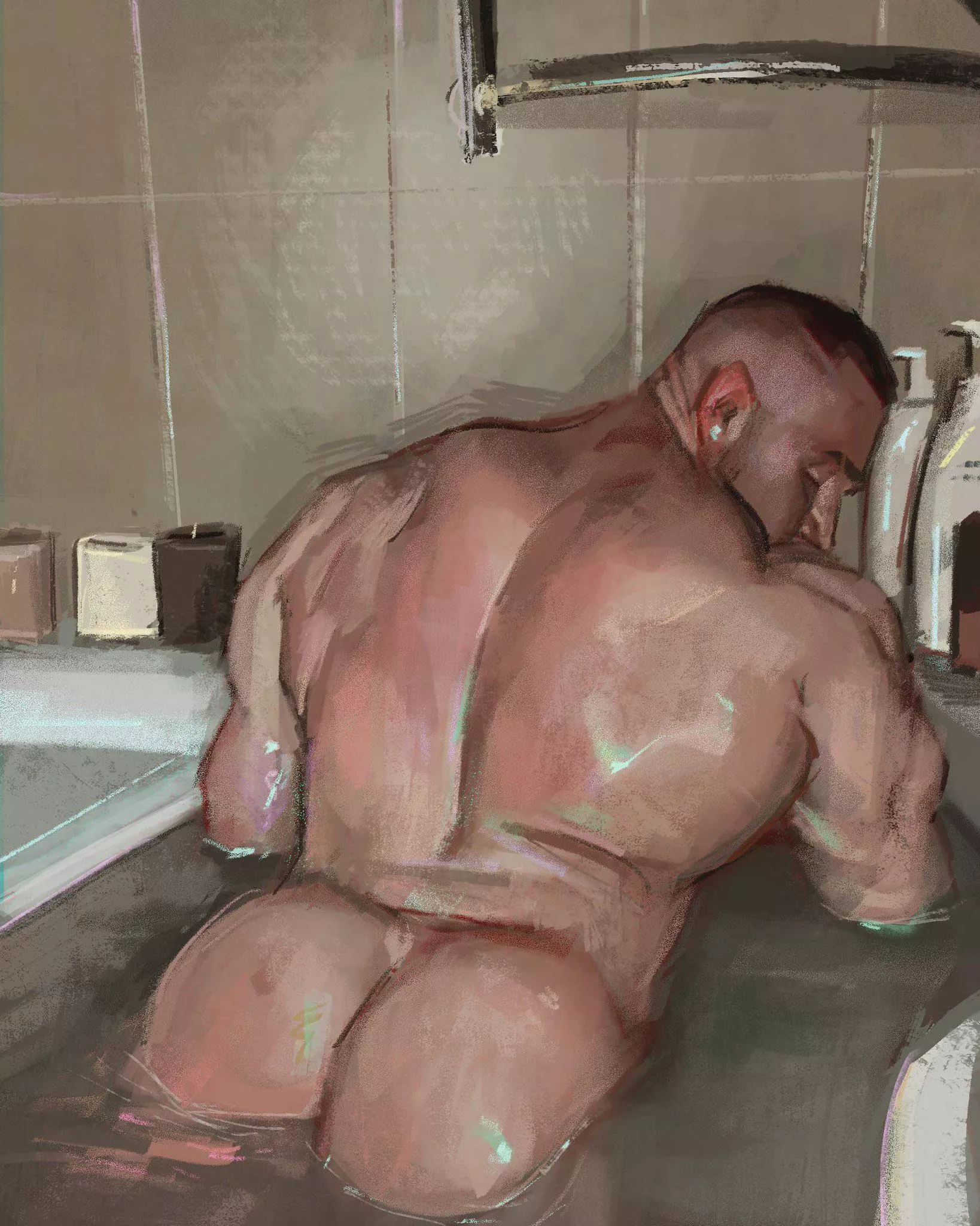 Portrait study - Jamie Alton (art by me @77tsutsu) posted by 77tsutsu