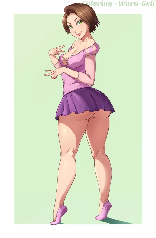 Rapunzel (Legoman) by PMatty73