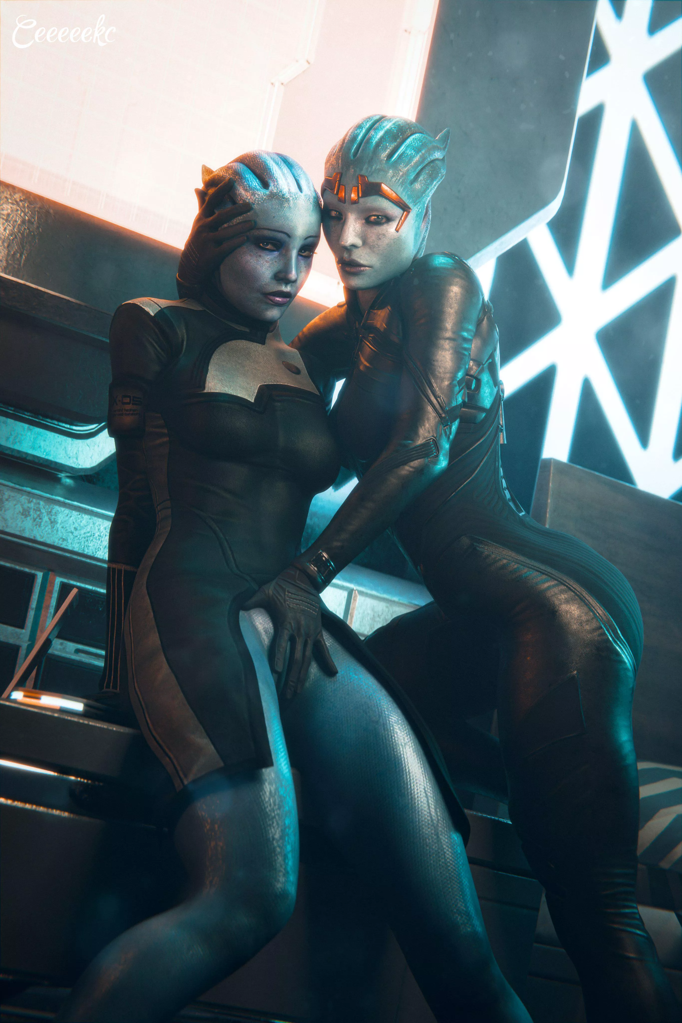 Samara & Liara (CEKC) posted by Kuro-Oji
