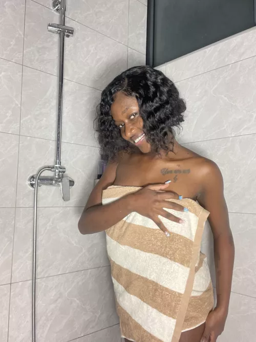 What happens if the towel falls down  by Acrobatic_Spirit_770