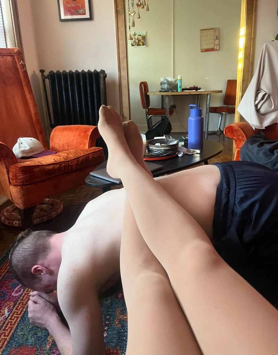 Winding down with my feet up  posted by whore_no_more