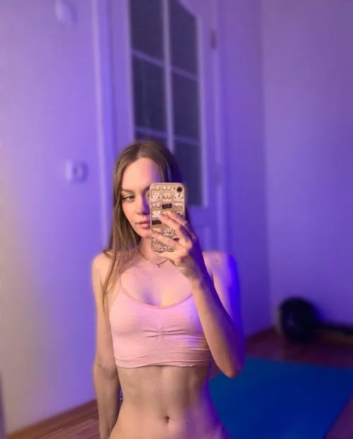 A cute pink sports top to boost your motivation! by emily_lure