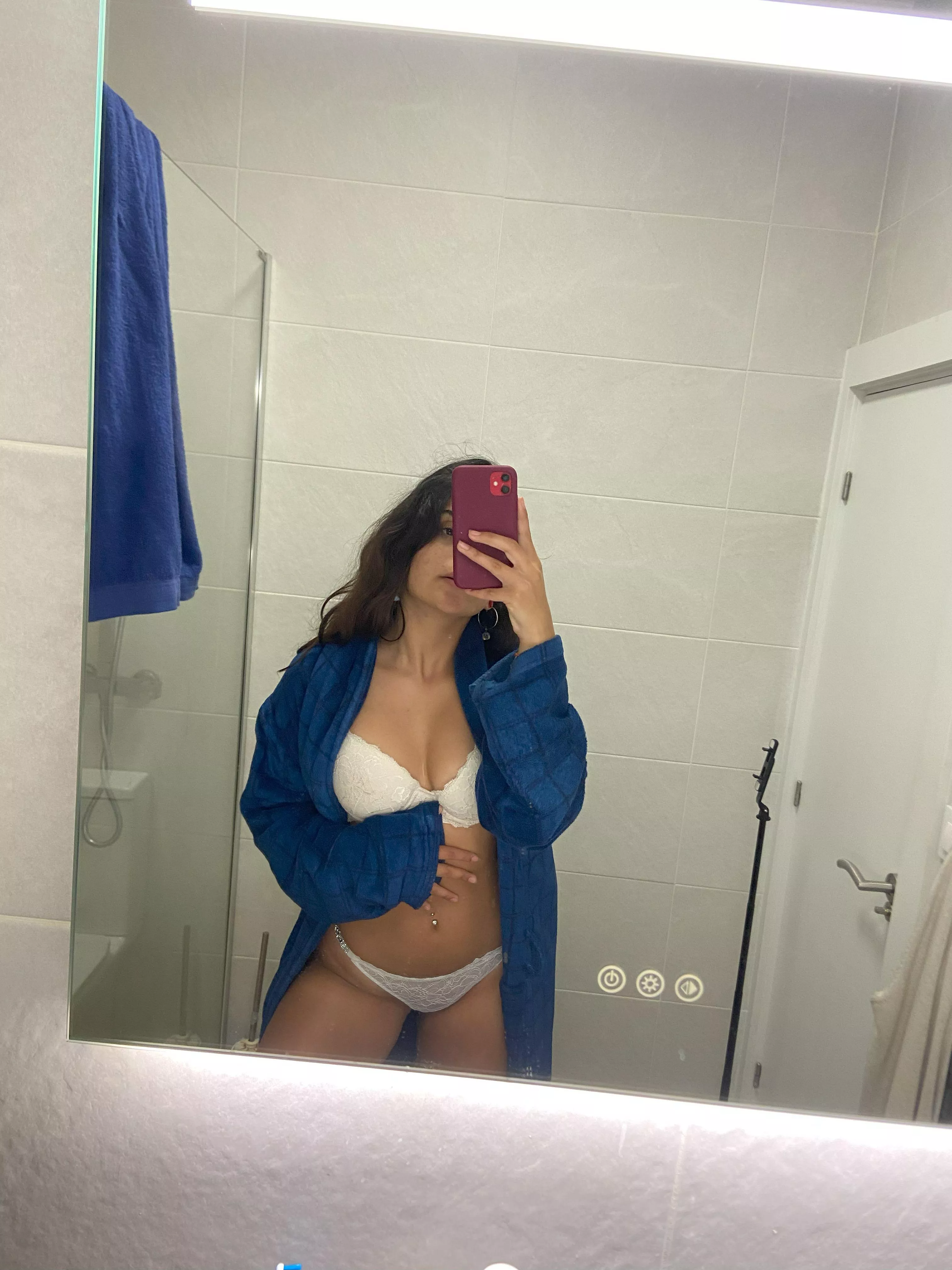 a little white lingerie tease wont hurt anybody hehe posted by No_Storm1113