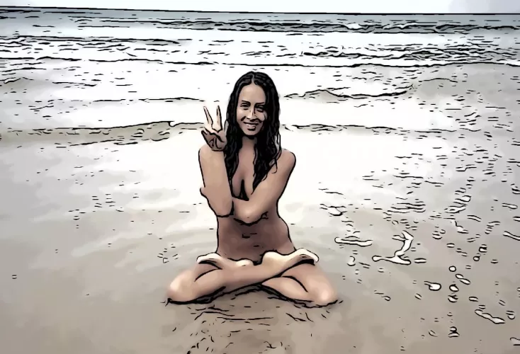 An art piece I’ve been working on, thanks to this awesome model by Technical-Doubt5640