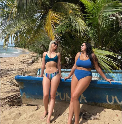 Blonde abs brunette by Mission_Pop_6283