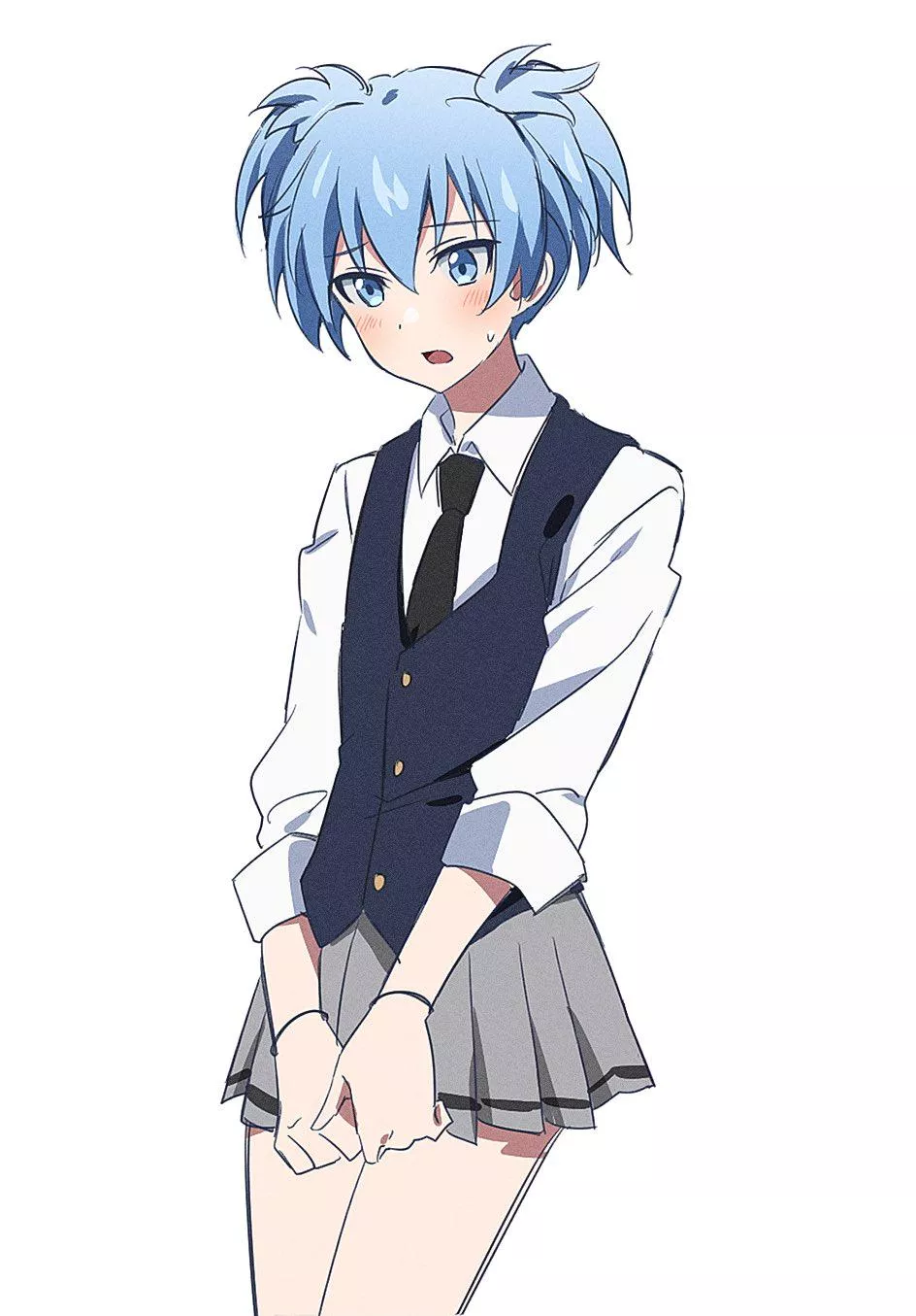 Embarrassed Nagisa posted by pedoro_pedoro