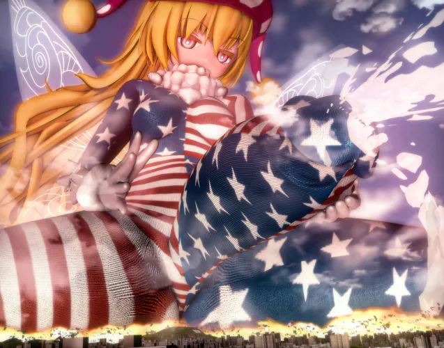 Happy July 4th,enjoy giant futa Clownpiece. by GiganticGirlEnjoyer