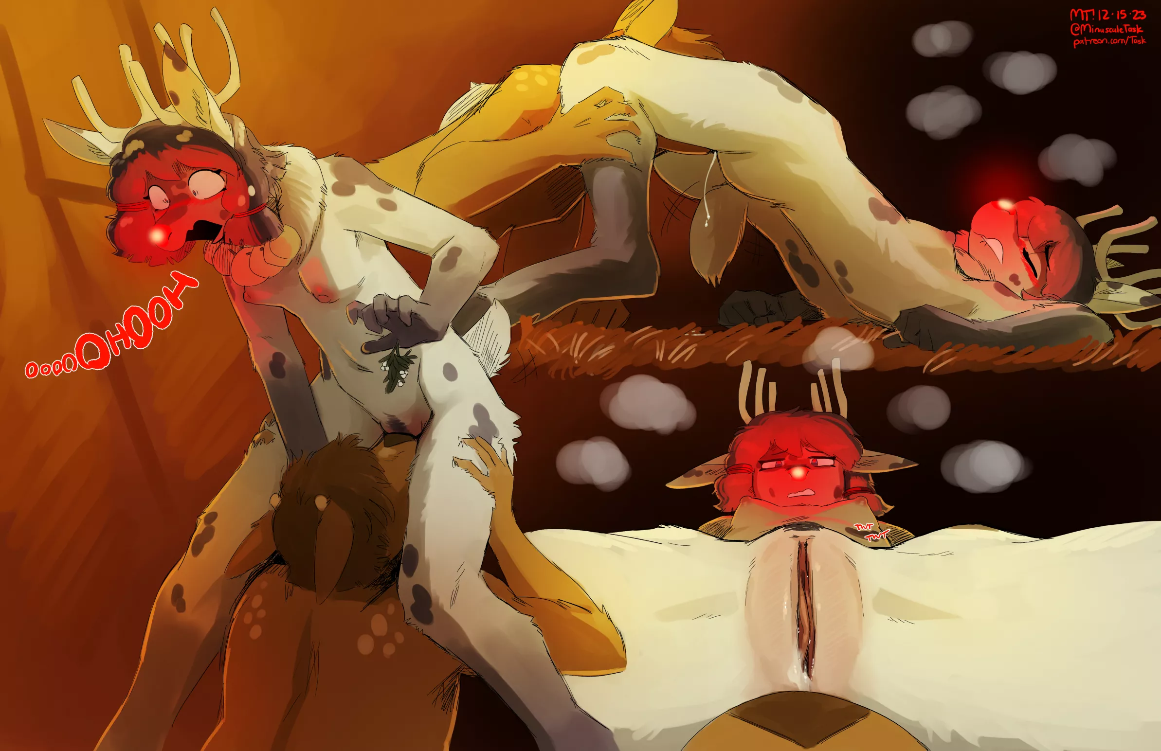 Holiday Kisses! Lakvi Pt 2 (the-minuscule-task) [MF] posted by Olive-The-Otter