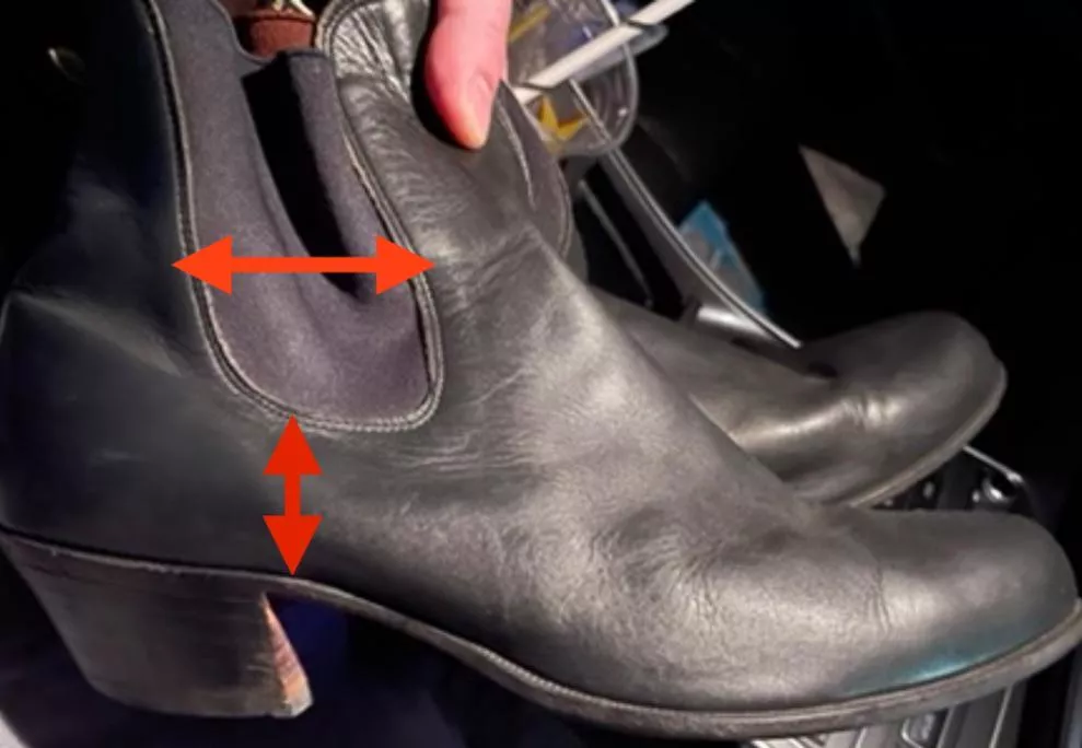 I just got these old barely used RM Williams. Need new elastics. But elastic covers a massive area and distance between the bottom of the elastic and the sole is very small. They offer barely any ankle support and have huge heels. Looking for a solution  posted by Booman_aus