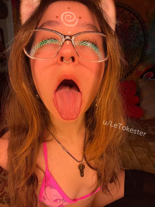 I love practicing my ahegao :p [OC] by LeTokester