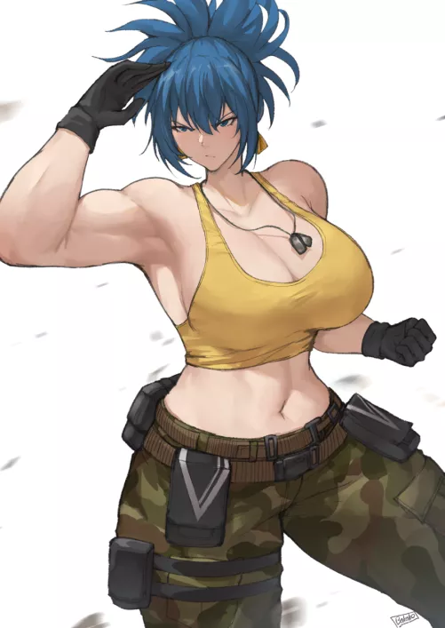 Leona Heidern [Batako] by TheTMoneyMan