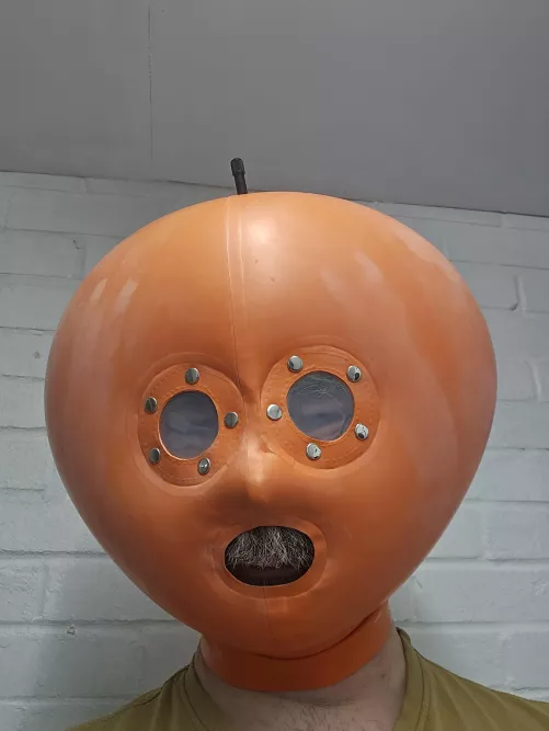 New inflatable rubber hood! by Ltxrob